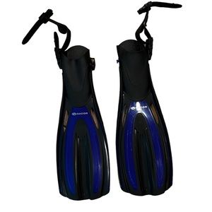Dacor Blue and Black Flippers Small